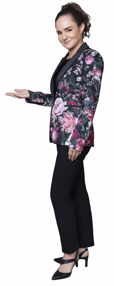 Anna Covert, Forbes Books author of The Solar Coaster, presenting with an open-hand pose on The Solar Coaster Book website Anna Covert, Forbes Books author of The Solar Coaster, presenting with an open-hand pose on The Solar Coaster Book website