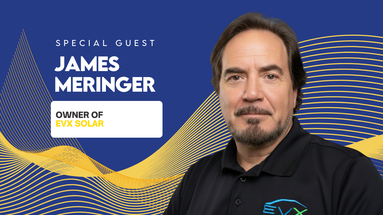 Special guest promoting solar energy james meringer