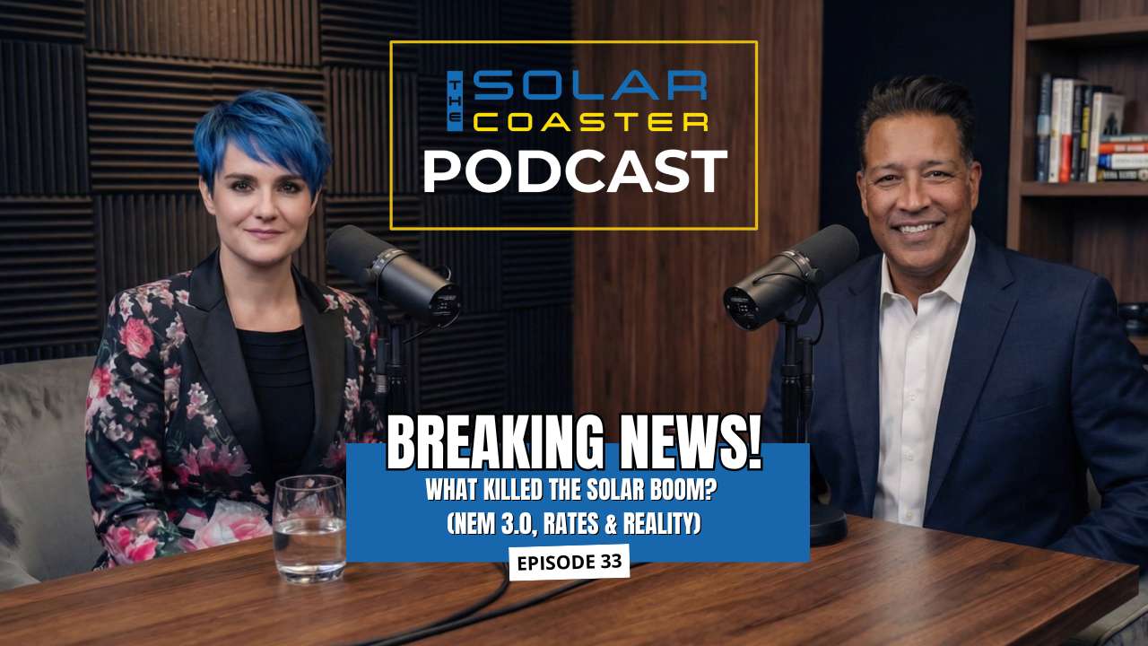 Solar Industry isn't dying podcast banner
