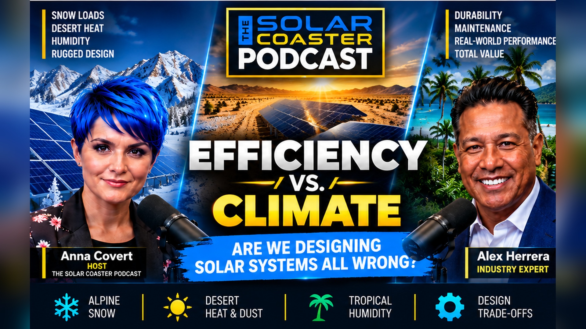 Solar Panel Efficiency vs. Climate.Are We Designing Solar Systems All Wrong?